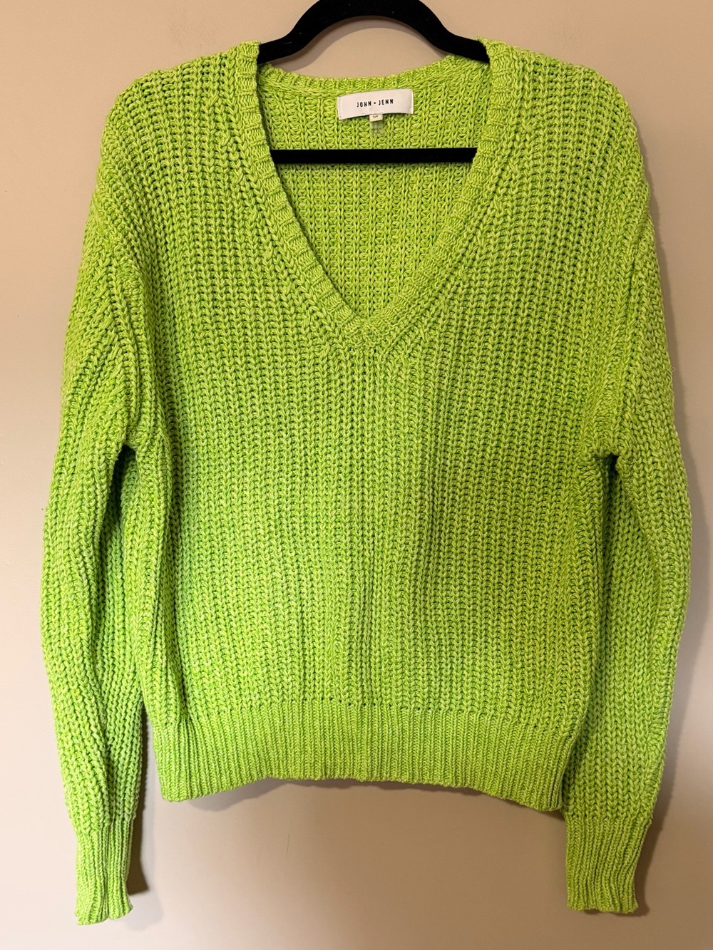 John & Jenn Cotton Knit Sweater Sz S